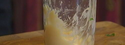 рыбный гамбургер с манго-майонезом. Шаг 8