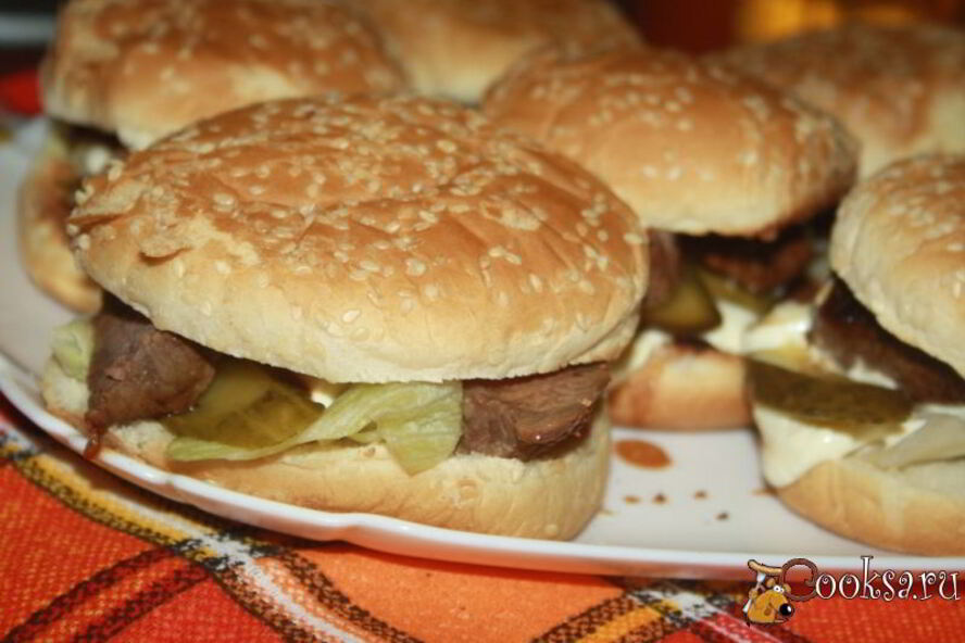 Рецепт стека-бургеров с мраморной говядиной