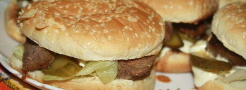 стек-бургеры с мраморной говядиной. Шаг 8