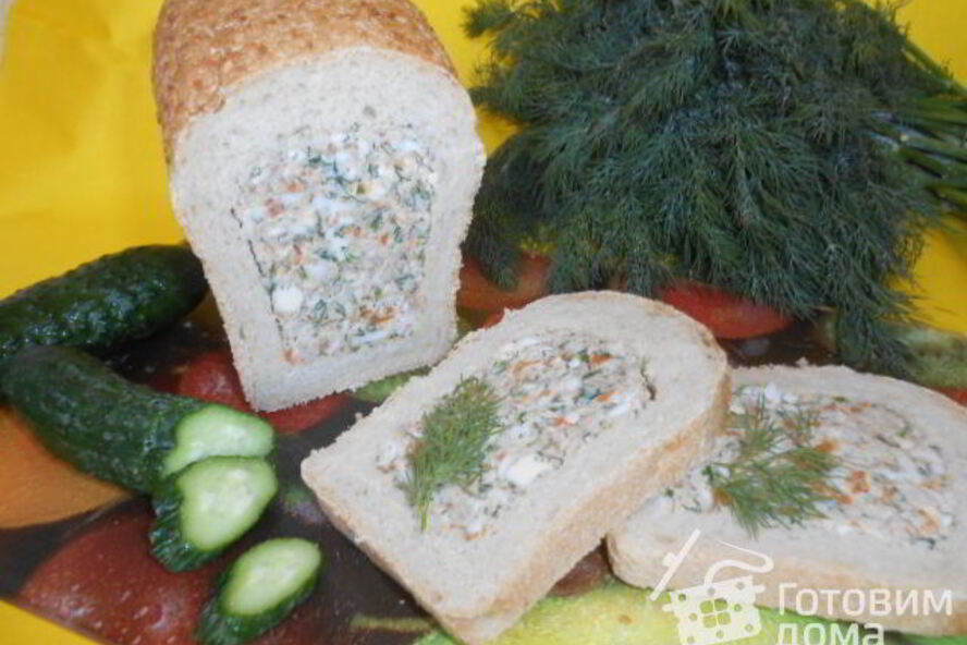 Рецепт большого походного бутерброда