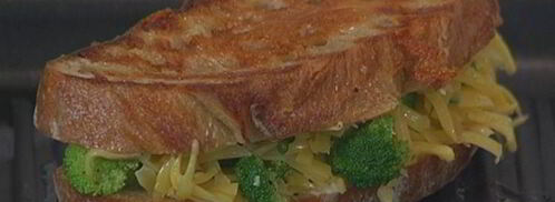 бутерброд с брокколи и сыром. Шаг 7