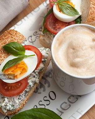 Бутерброд с творожным сыром