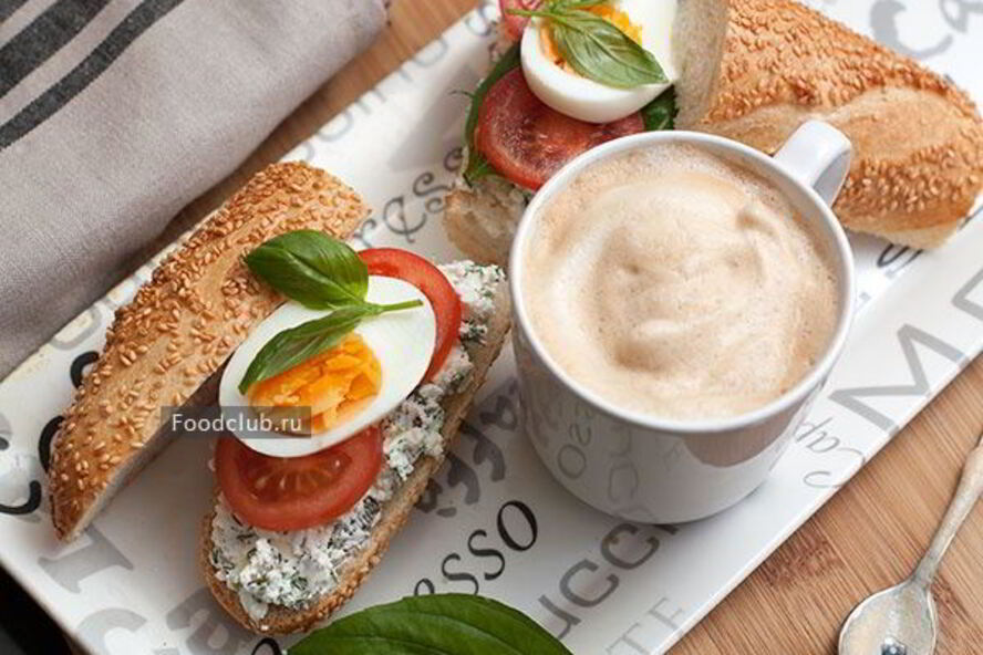 Рецепт бутерброда с творожным сыром