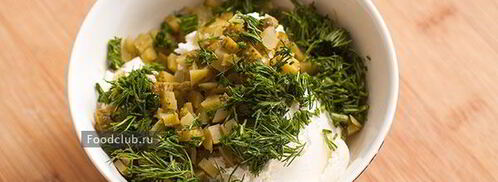 бутерброд с творожным сыром. Шаг 2