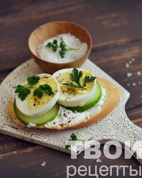Бутерброд с яйцом