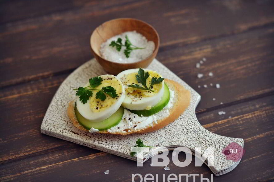 Рецепт бутерброда с яйцом