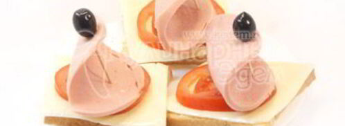 бутерброды кораблики. Шаг 4