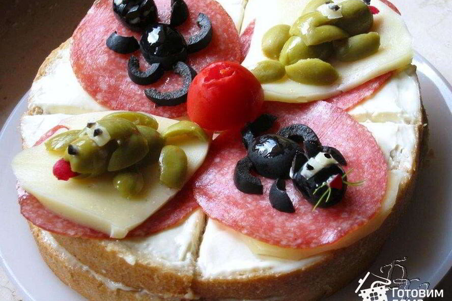 Рецепт бутербродов кот и пес