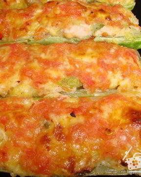 Бутерброды-лодочки из цуккини