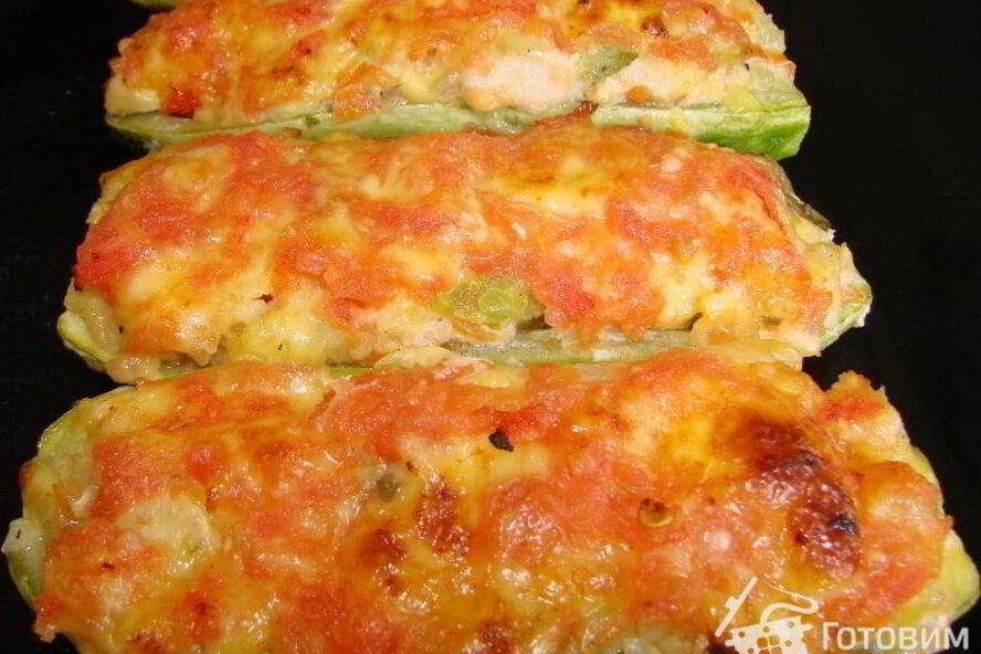 Рецепт бутербродов-лодочек из цуккини