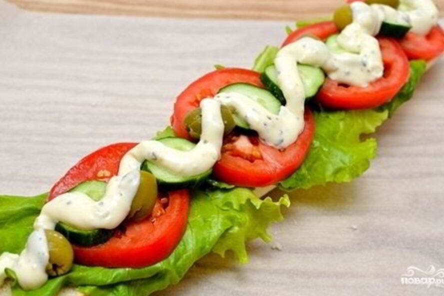 Рецепт бутербродов с багетом