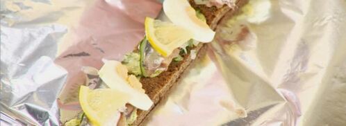 бутерброды с килькой. Шаг 7