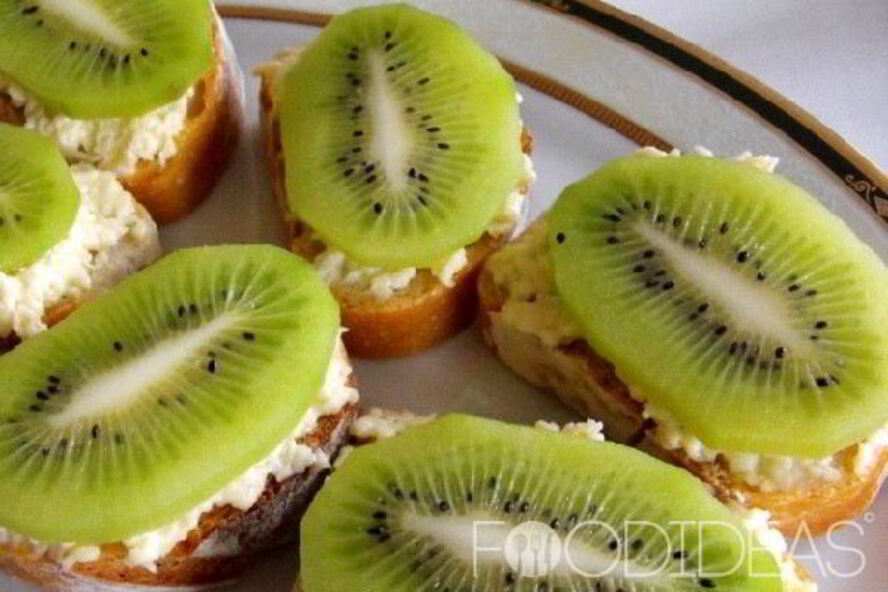Рецепт бутербродов с киви
