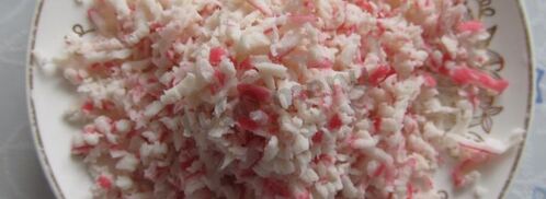 бутерброды с крабовыми палочками и сыром. Шаг 2