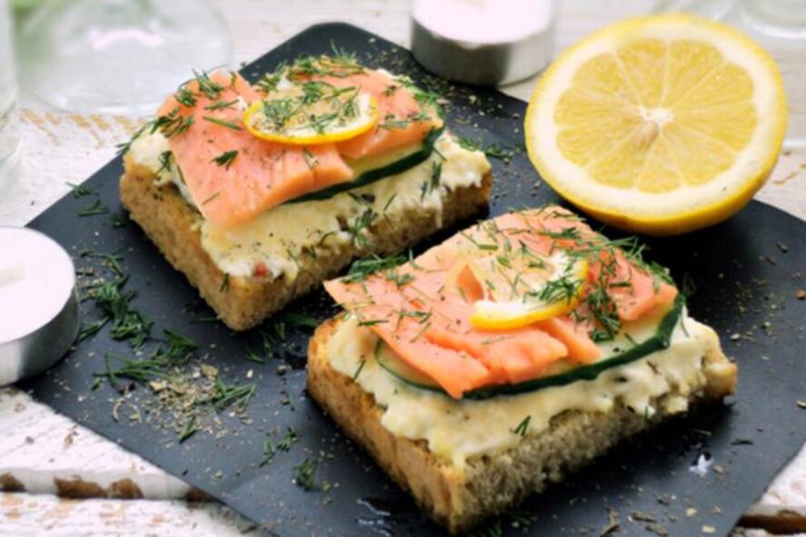 Рецепт бутербродов с красной рыбой