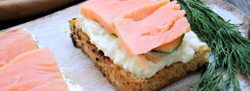 бутерброды с красной рыбой. Шаг 6