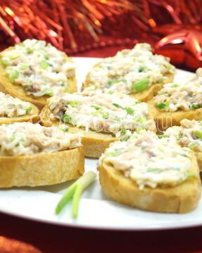 Бутерброды с печенью трески