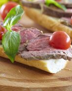 Бутерброды с ростбифом