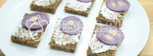 бутерброды с сельдью. Шаг 4