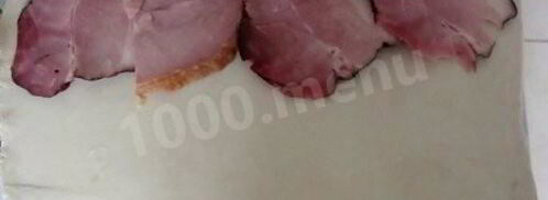 бутерброды с ветчиной. Шаг 3