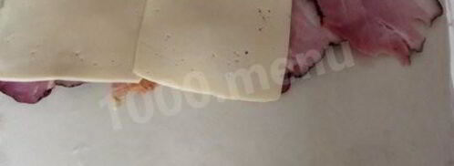 бутерброды с ветчиной. Шаг 4