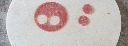 детский бутерброд клоун. Шаг 4