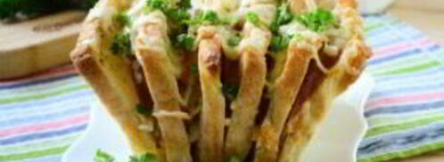 гармошка из бутербродов. Шаг 8