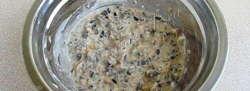 горячие бутерброды с консервированным лососем и маслинами. Шаг 7