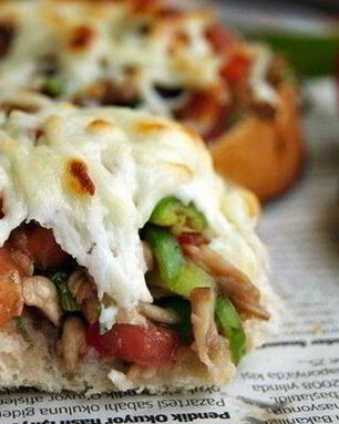 Горячие бутерброды с зеленым перцем