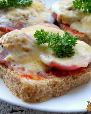 Горячие бутерброды за 2 минуты в микроволновке