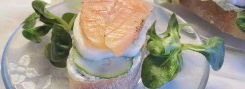 новогодние бутерброды с семгой. Шаг 7