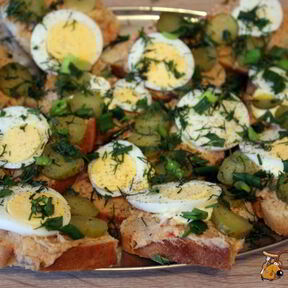 Бутерброды на 8 марта