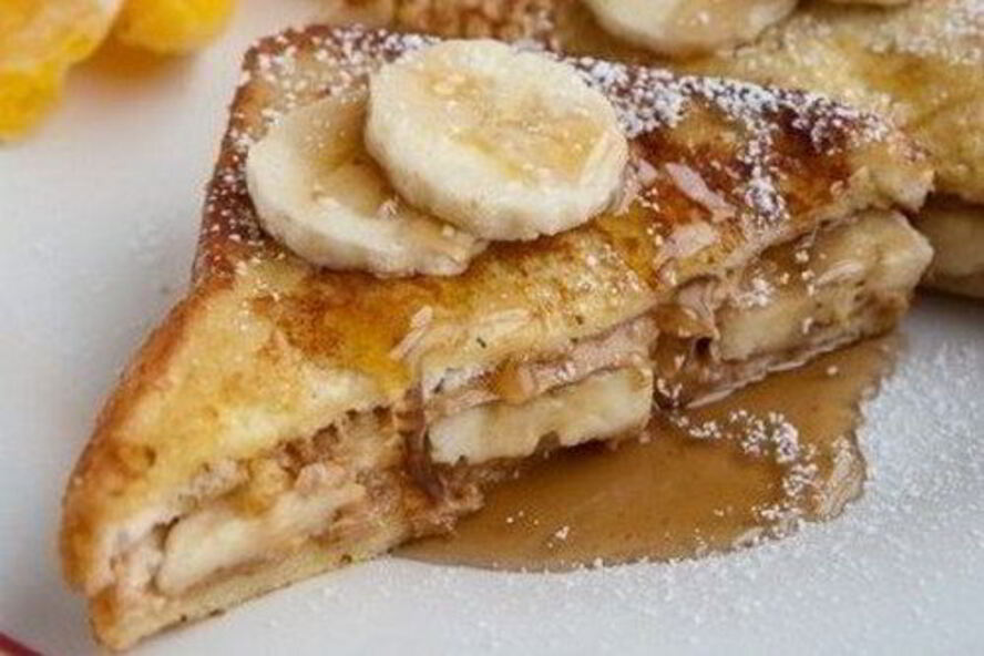 Рецепт шоколадного бутерброда с бананом