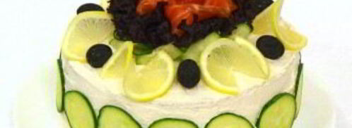 торт бутербродный с рыбой. Шаг 4