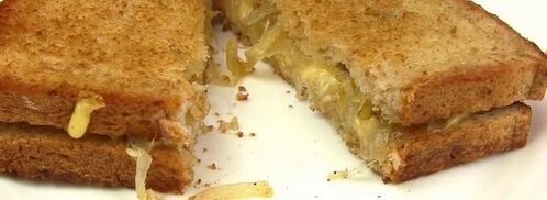 жареные бутерброды с сыром и луком. Шаг 9