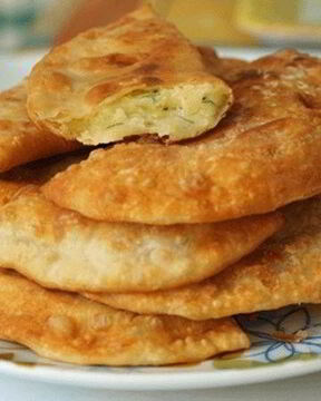 Чебуреки с картошкой и сыром