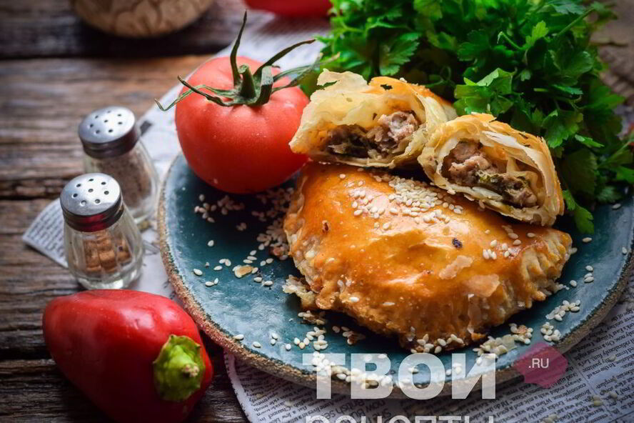 Рецепт чебуреков в духовке