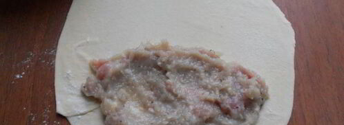 хрустящие чебуреки со смешанным фаршем. Шаг 9