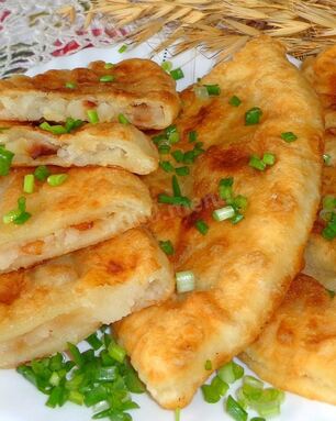 Постные чебуреки с картошкой