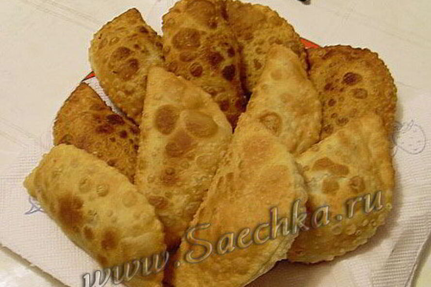 Рецепт теста для чебуреков