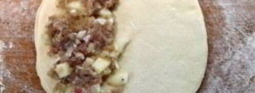 заварное тесто для чебуреков. Шаг 3