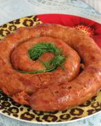 Домашняя колбаса в кишках