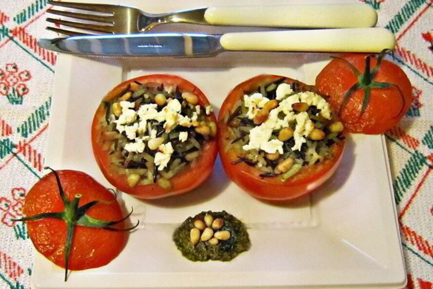 Рецепт фаршированных помидоров вкусная парочка