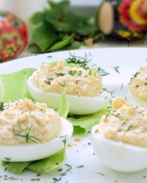 Фаршированные яйца