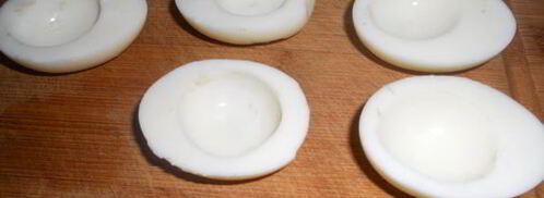 яйца фаршированные тунцом. Шаг 7