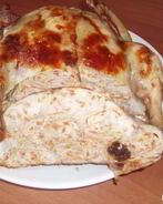 Галантин — курица фаршированная блинчиками