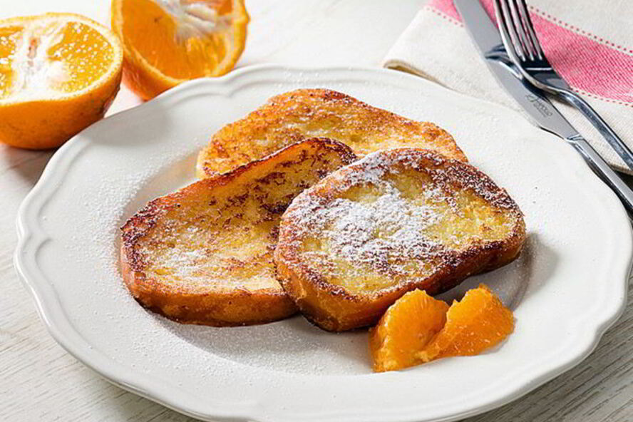 Рецепт апельсиновых гренков