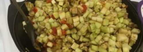 баклажанная икра очень вкусная. Шаг 3