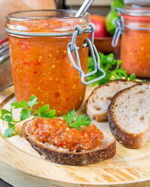 Баклажанно-перечная икра