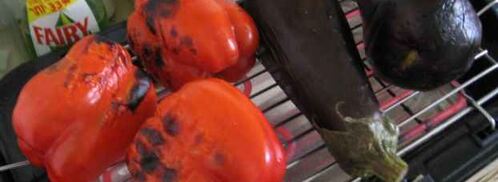 икра баклажанная с красным перцем. Шаг 9